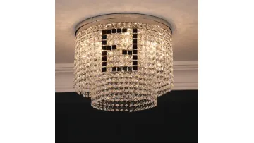 Elegant Modern Crystal LED Ceiling Light for Chic Interiors1