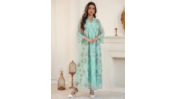 Traditional 2026 Abaya Dress for Women Dubai Islamic Modest Prom Party Embroidery Diamonds Printing Abaya Long Dress1