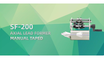 SF-200 Axial Lead Former Manual Taped