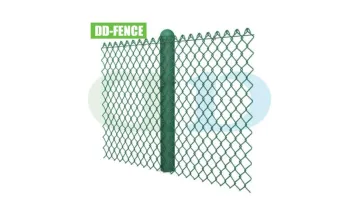 ASTM A392 Zinc Coated (galvanized) Steel Chain Link Fence Fabric1