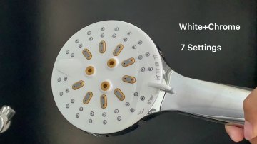 Amazon online TV sales high pressure handheld shower head 7 mode settings shower with point jet function shower head1