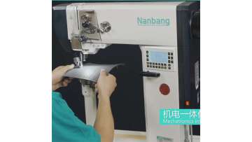 NB 1698AQ320-01 High post bed computerized single needle roller feed sewing machine