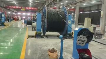 Copper tape wrpping machine for cables