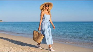 Raffia Double Strap Platform Sandals