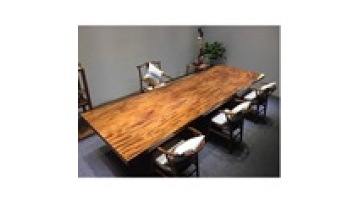 Unique Design Natural Shape Table Top Live Edge Oak Walnut Solid Wood Dining Table Wood Slab1