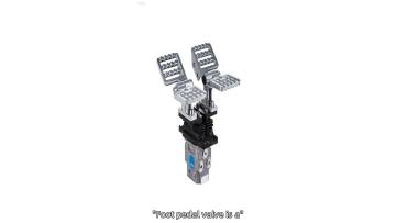 Dual Foot Pedal Valve B