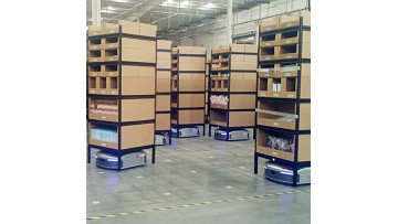 Angle Steel AGV Shelf for Industrial Warehouse Sto