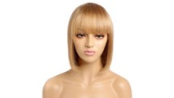 Wig with bangss Human Hair Pre Plucked 150% Density Brazilian Virgin curly wigs with bangs Human Hair Wigs for Black Wome1