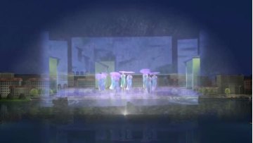 dramatic water screen film