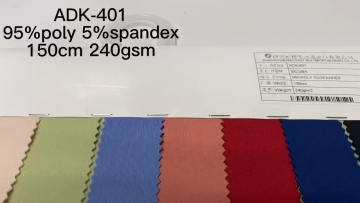 Golden Supplier High Quality wholesale 95% Polyester 5% Spandex Scuba  Knitted Fabric For Women's Dresses1