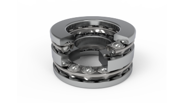 Bidirectional Thrust Ball Bearing With Flat Seat Ring