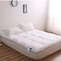 Hotel mattress thick folding bed tweezers feather warm house down cushion single double 1.5 meters 1.8