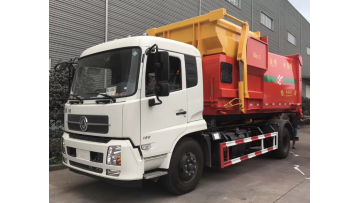 Dongfeng 6x4 Hook crane garbage bucket truck