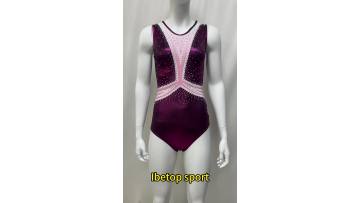 rhinestones gymnastic leotards