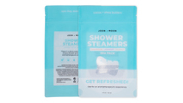 PE+PE can be recycled Plastic Zipper Cosmetics Bag Makeup Brushes Packaging Matte zipper clear makeup brushes bag1