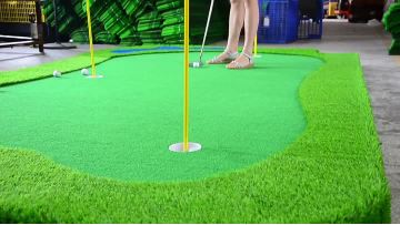 golf putting mat green