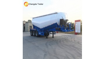 bule bulk cement trailer