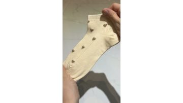 Imitation double needle women's boat socks