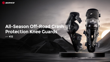 All-Season Off-Road Crash Protection Knee Guards - K12