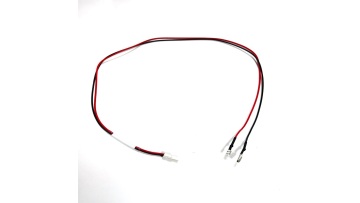 Custom 2Pin Power Cable with Mixed Spade Terminals