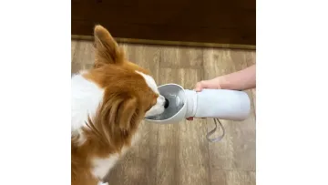 Food Grade Pet Bottle 2 in 1 Dog Water Bottle with Bowl for Walk and Travel Bottle1