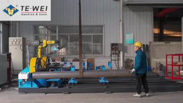 Steel Pole Flange Welding Machine