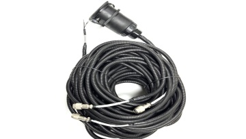 24V 15Pin Trailer Socket with Cable, EU Plug Adapter Wiring Harness for Caravan  RV ABS Trailer