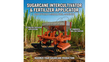 2026 High-Efficiency Sugarcane Inter-row Cultivator
