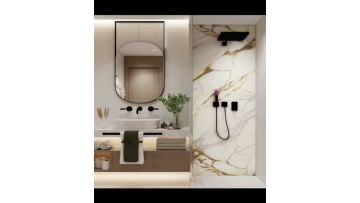 Product description of PVC marble panels and sample display