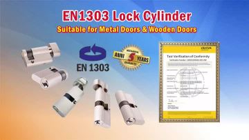 EN1303 lock cylinder EN1634 fire rated