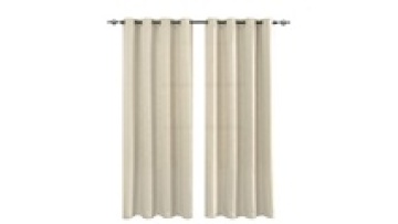 Hot Sale Home Good Linen Look Ready Made Blackout Window Curtains For The Living Room1