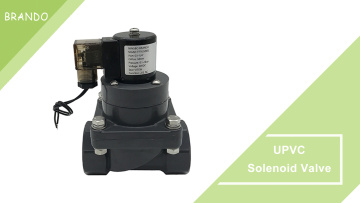 1-1/4'' Anti Corrosion Resistance UPVC Solenoid Valve For Acid Alkali Chemical Corrosive Liquids 220V 110V 24V