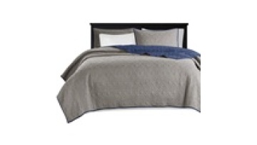 Wholesale Queen Comforter Bedding Cover 100% Microfiber Chinese Bedspread Coverlet Set With 2 Shams 1 Bedspread Set1