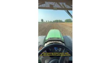 Keya steering motor works well on John Deere 6155 
