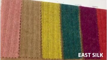 Good price fashion acrylic polyester blend wholesale mohair thick rib knit fabric1