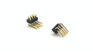 1.27mm Pitch Pin header Connector Dual Row Right Angle H:1.5mm 2*4P