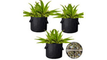 1 3 5 30 60 65 75 300 Gallon Shiitake Mushroom Grow Bga Garden Plant Grow Bag Fabric Pots with Strap Handles1