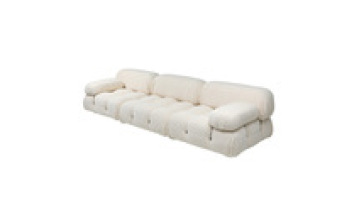Cream wind sofa small apartment net red style modern minimalist square multi-person living room module sofa1