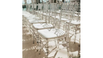 Free sample Promotion  customization  bamboo joint Stacking Outdoor Garden restaurant Hotel Banquet Iron Wedding Metal chairs1