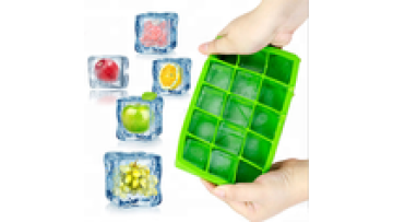 Silicone ice  mould making ice box  household artifact quick silicone freezer tray large ice 15 holes1