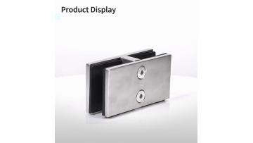 SVA-S140 180 Degree Stainless Steel Railing Staircase Balcony Balustrade Glass to Glass Clamps