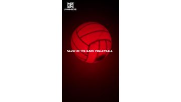 Fabric glow in the dark volleyball