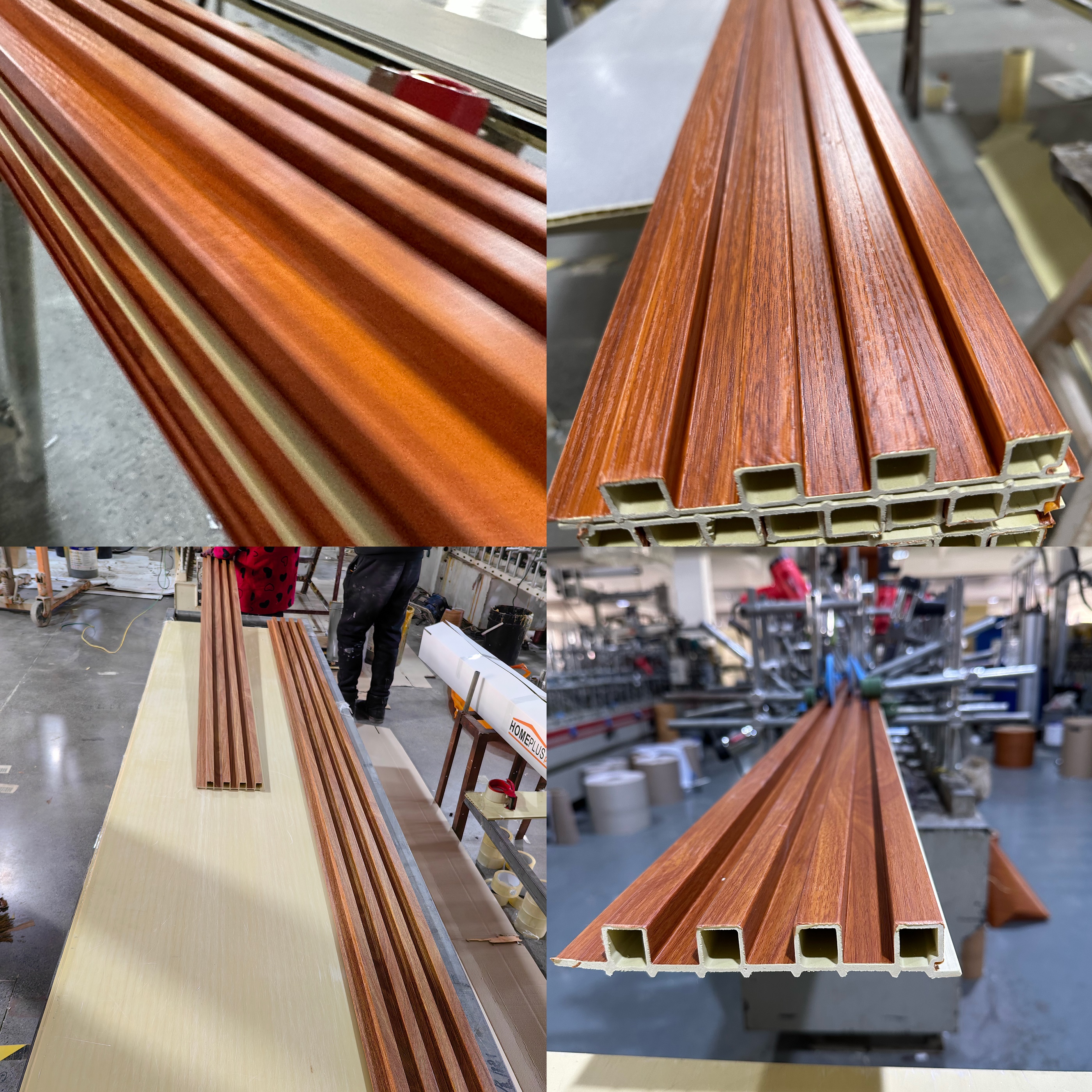 WPC Louvers Board Wall Panel Fluted Wall Panel Indoor Wpc Wall Panel