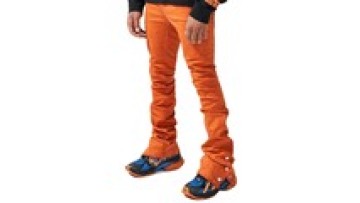 Custom Men Stacked Flared Jeans Ripped Loose Denim Streetwear Jeans Men1