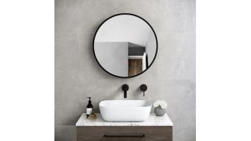 New arrvial Black Frame LED Mirror Cabinet