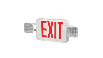 Amazon TOP SALE USA 120V/277V Dual voltage UL Listed LED emergency light combo with exit sign fixture JLEC2RWZ21