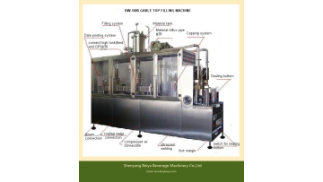 BW-1000 Juice hot filing carton machine