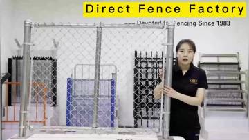 Hot sell pvc coated and galvanized diamond wire mesh chain link mesh fence1