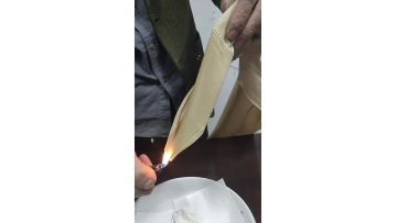 OEM 100% Polyester Flame Retardant Knitted Fabric BS5852 British Standard Woven Straight Grain Plain Weave Fire Retardant Fabric1