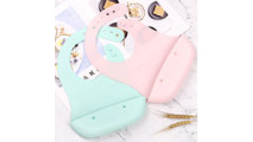 Waterproof 100% Food-Grade Bandana Drool Bibs Silicone Baby Bib Set1